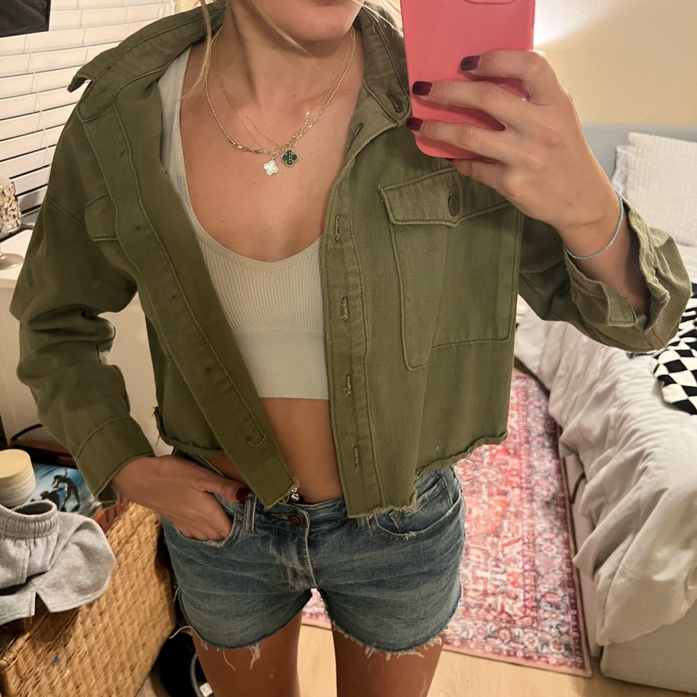 cropped jacket